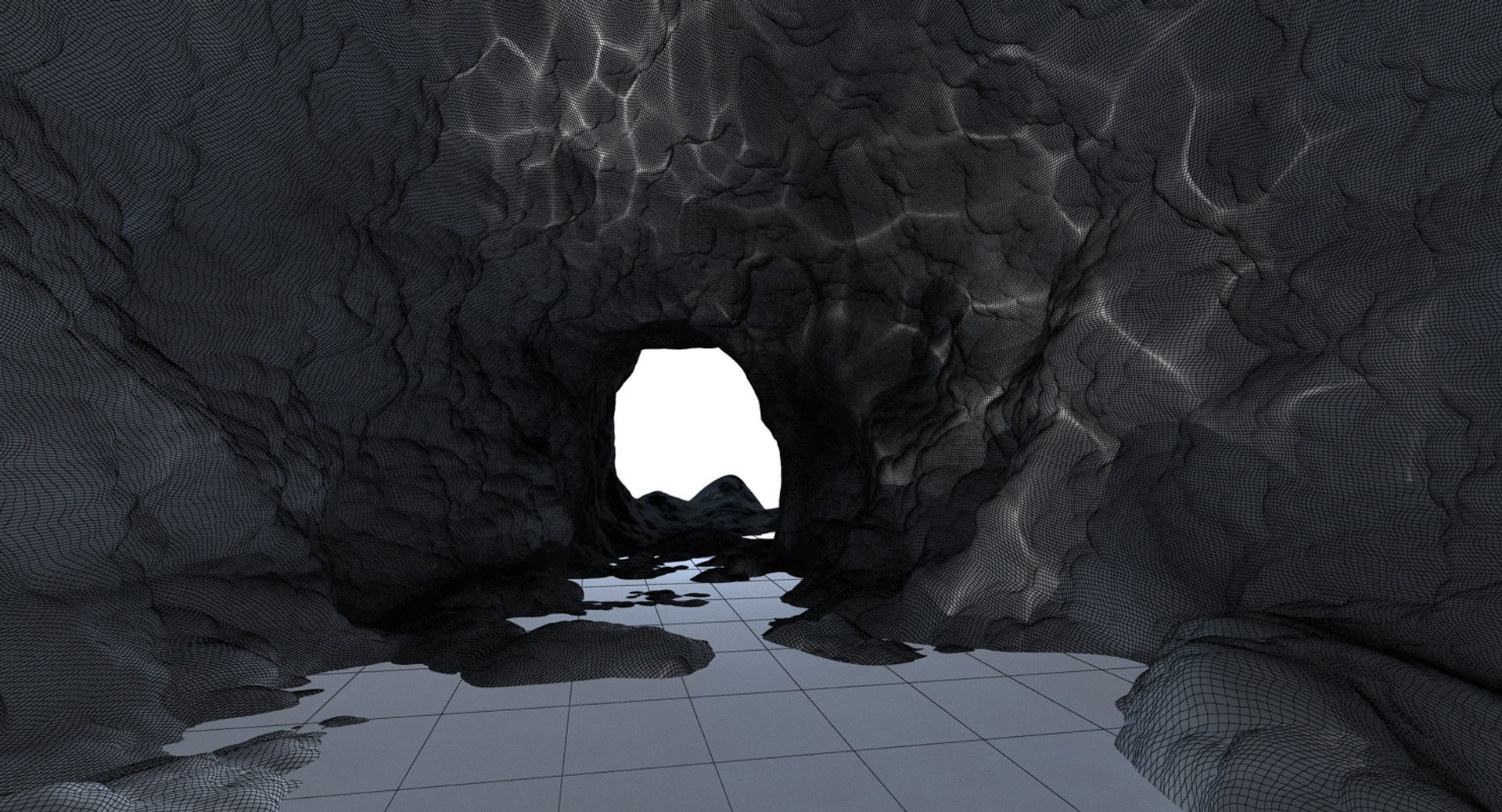 Frozen Ice Cave 4 3D model_9