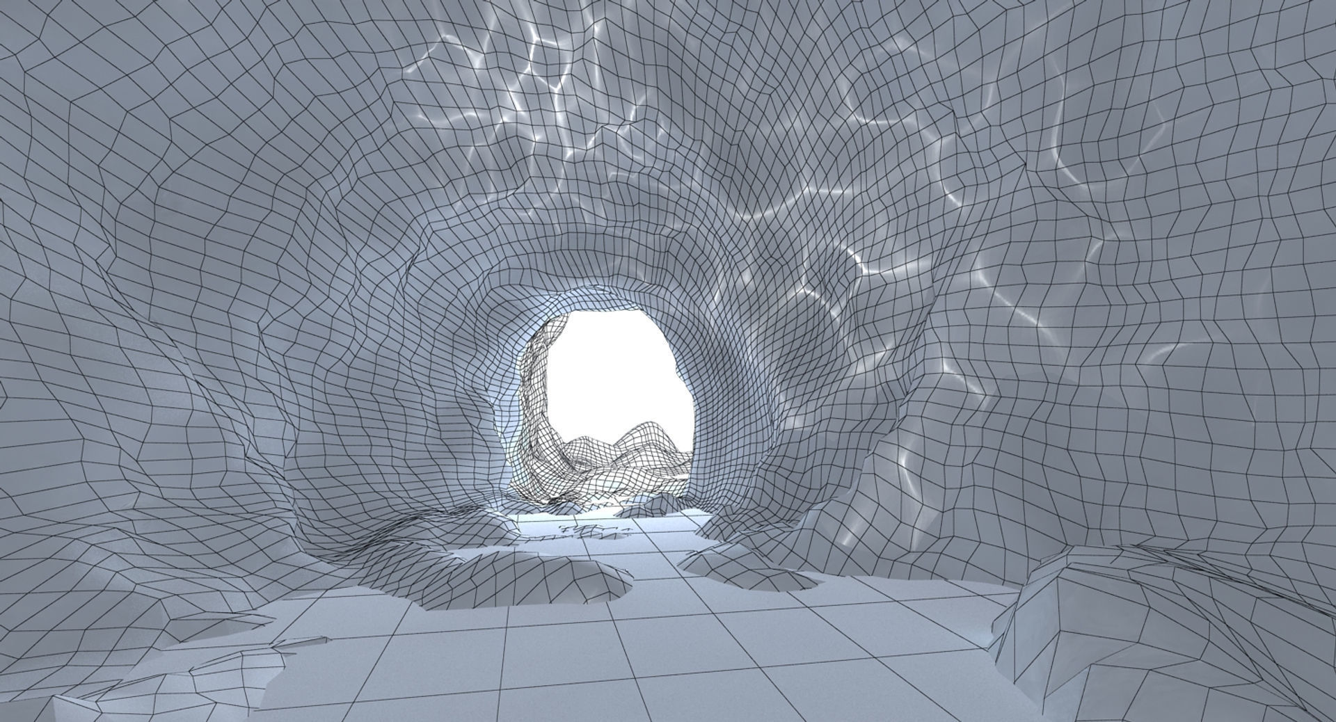 Frozen Ice Cave 4 3D model_12