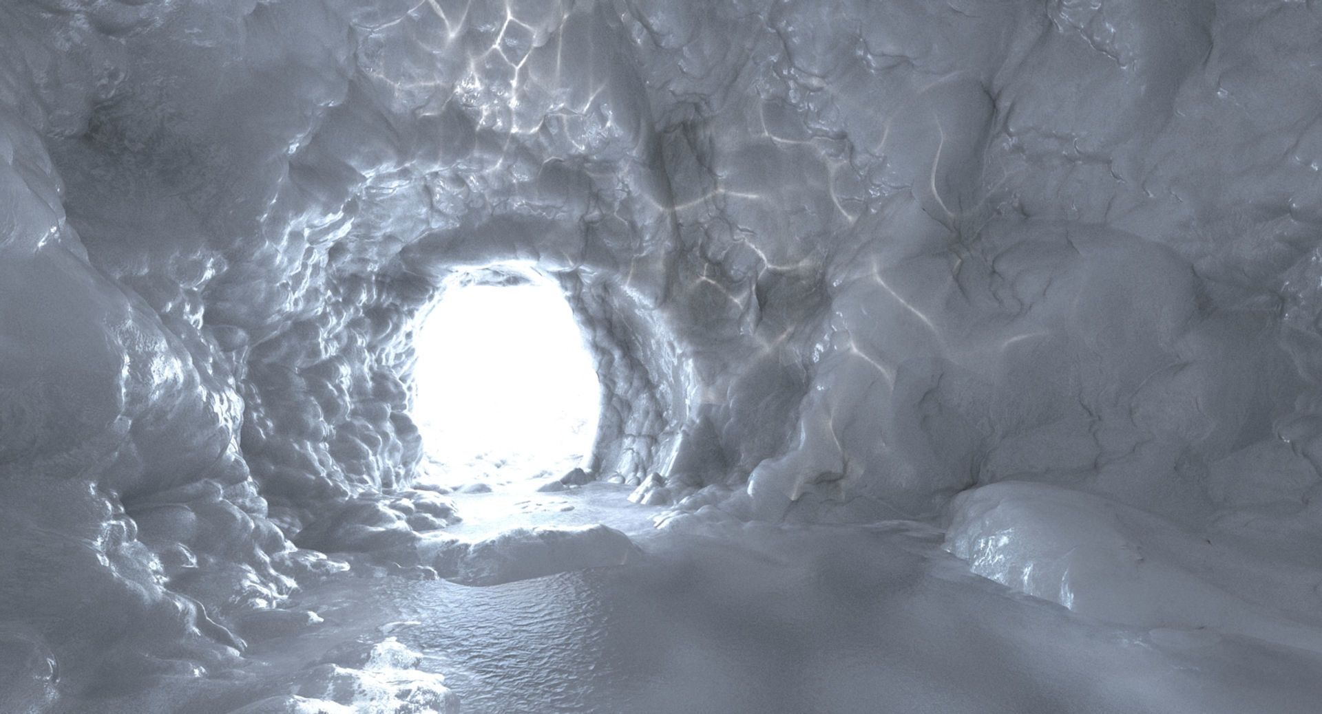 Frozen Ice Cave 4 3D model_13