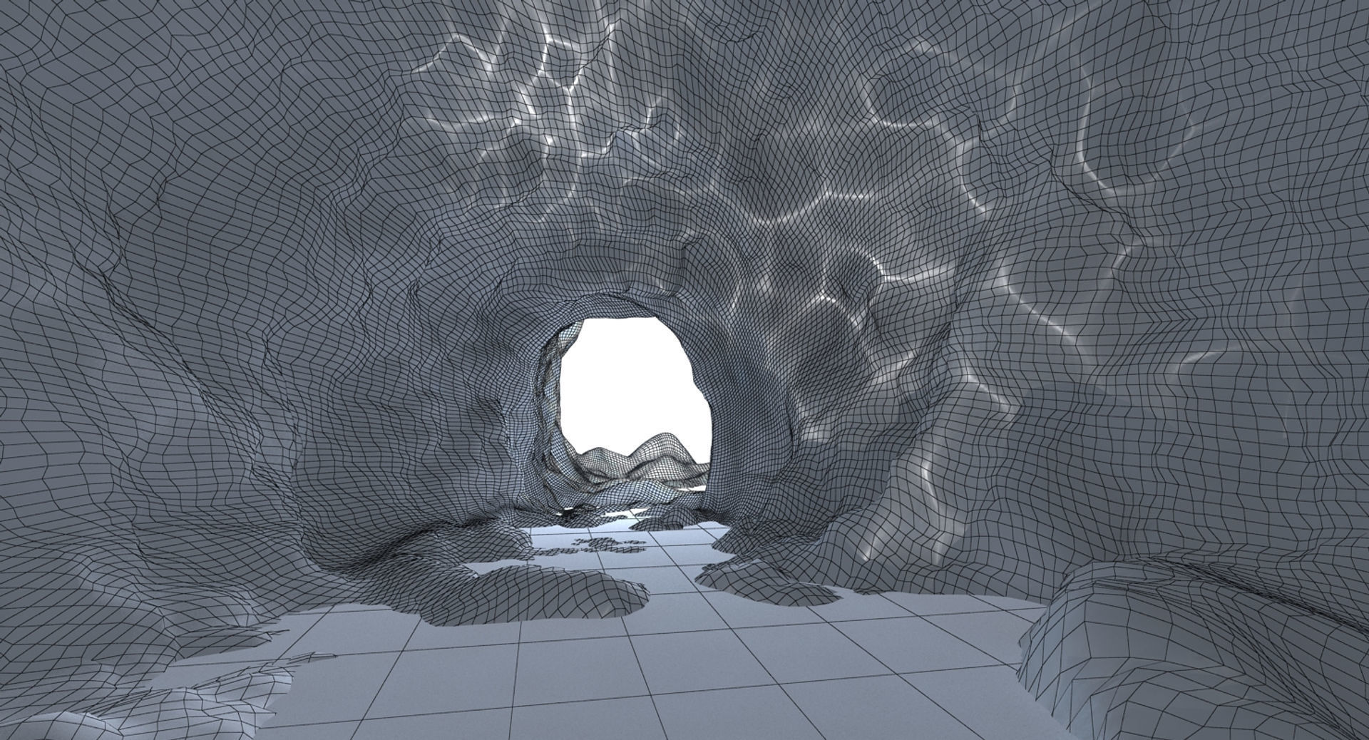Frozen Ice Cave 4 3D model_11