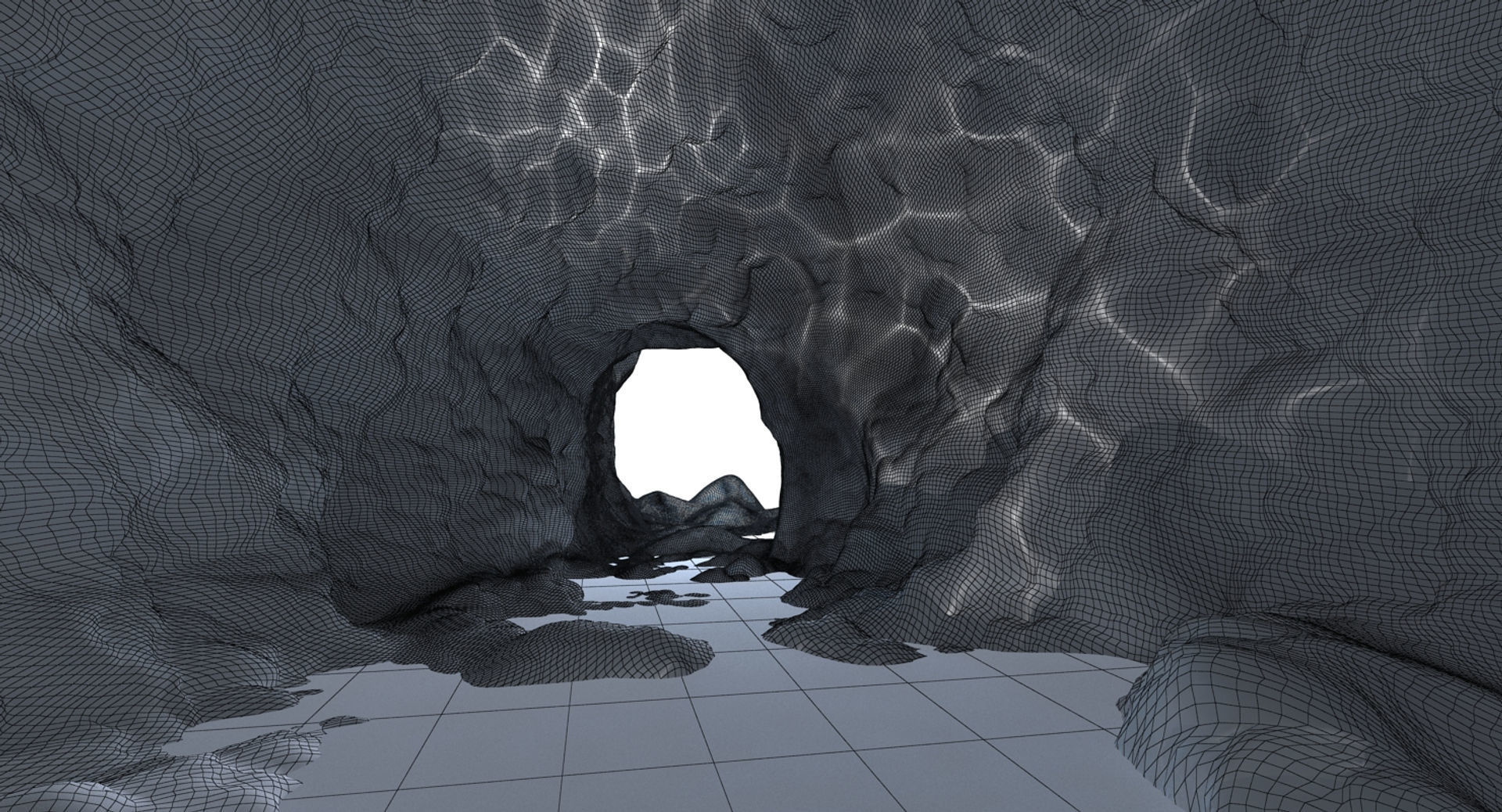 Frozen Ice Cave 4 3D model_10