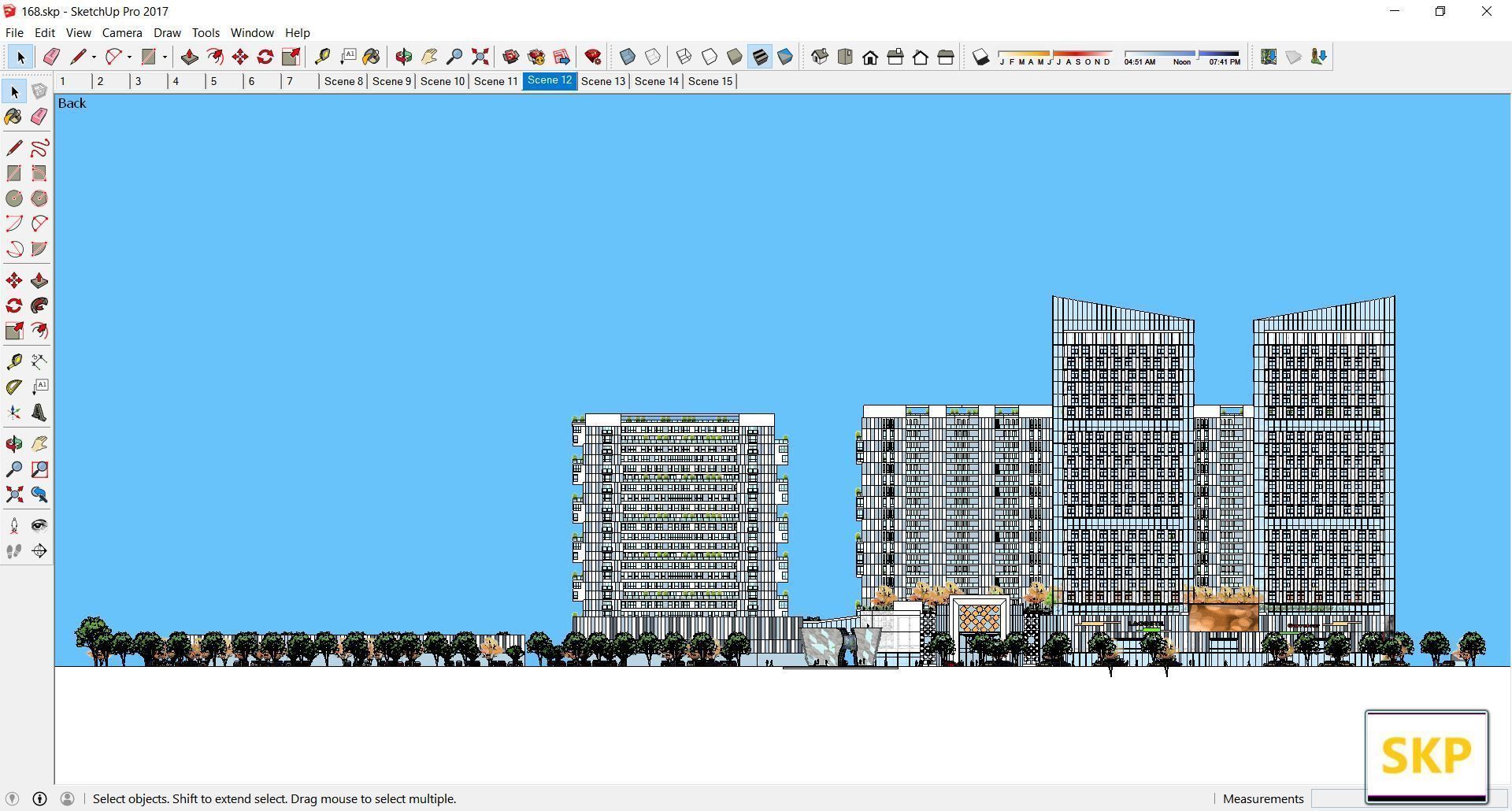 Sketchup Complex 168 3D model_3