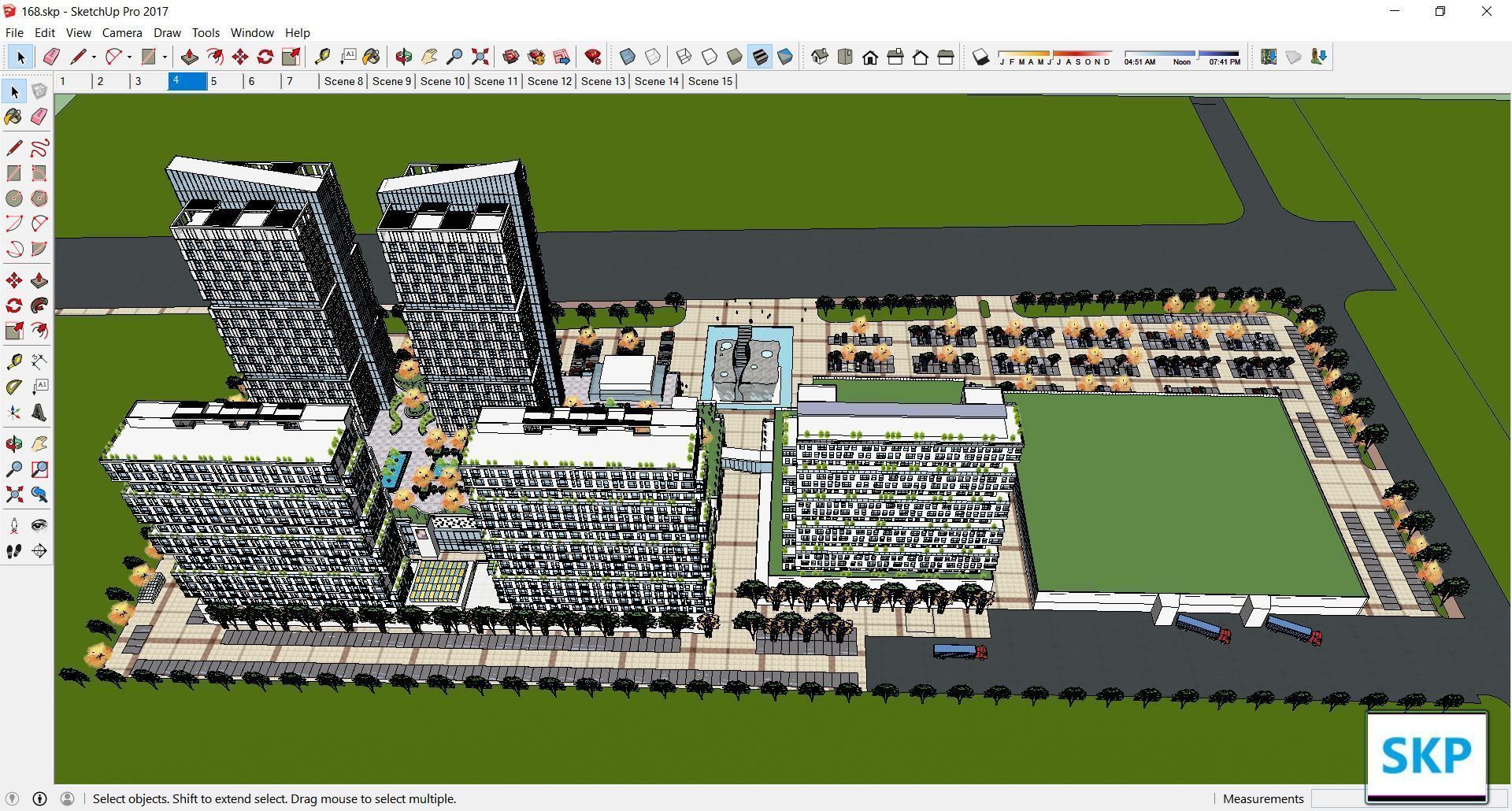 Sketchup Complex 168 3D model_9