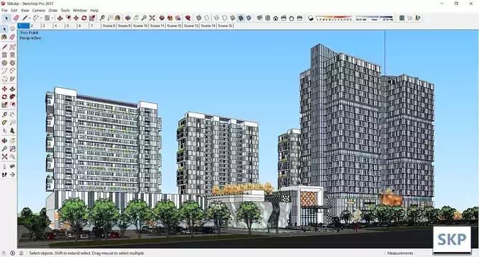 Sketchup Complex 168 3D model