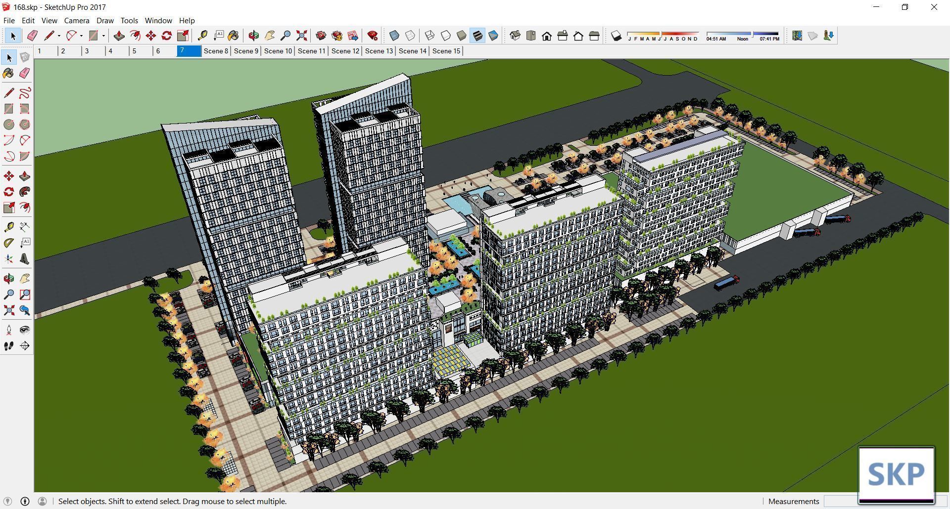 Sketchup Complex 168 3D model_12