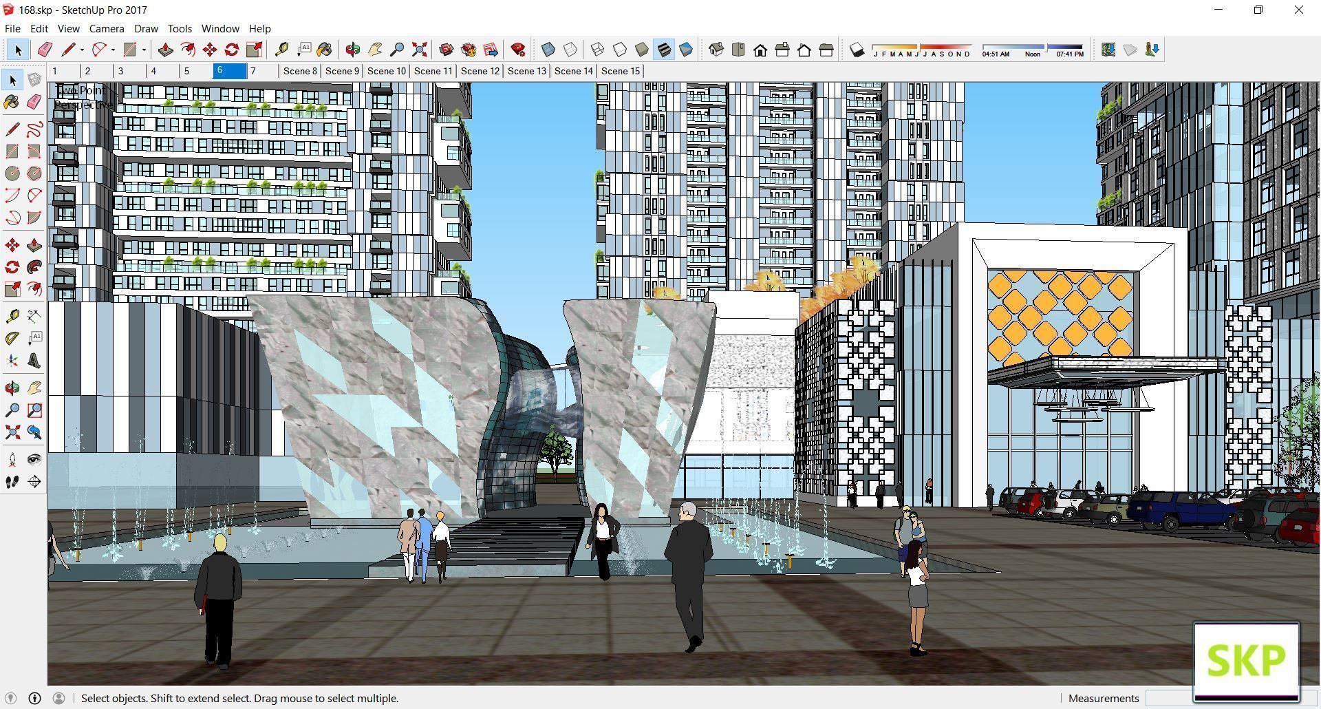 Sketchup Complex 168 3D model_11