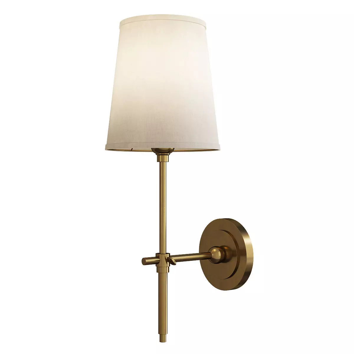 Bryant Decorative Wall Sconce Low-poly 3D model_0