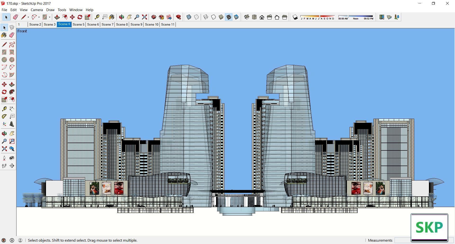 Sketchup Complex 170 3D model_5