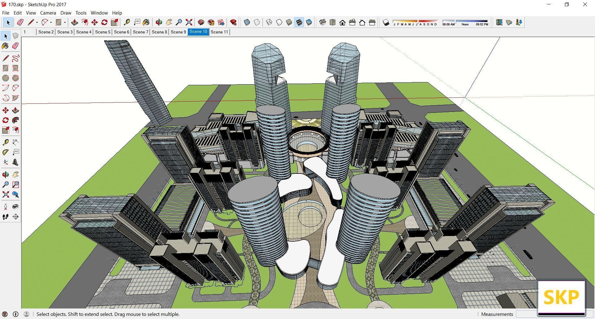 Sketchup Complex 170 3D model_1