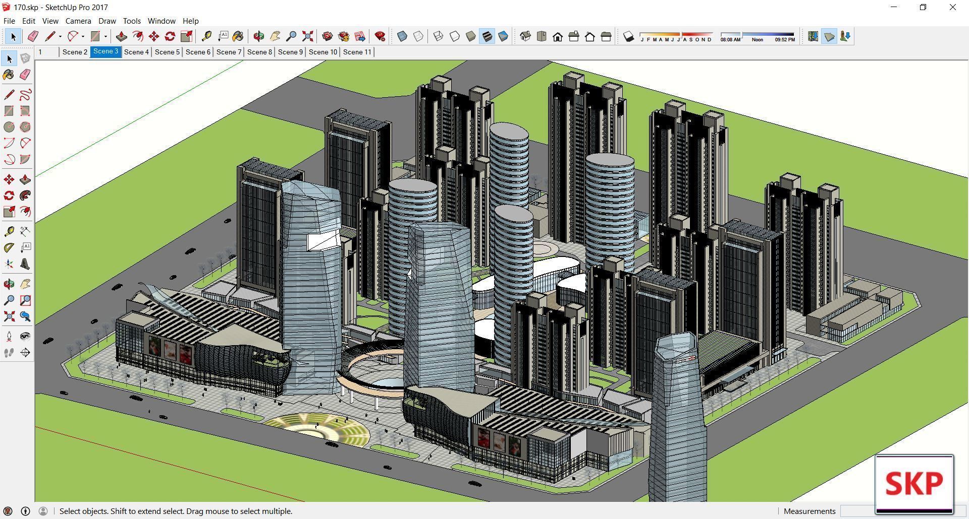 Sketchup Complex 170 3D model_4