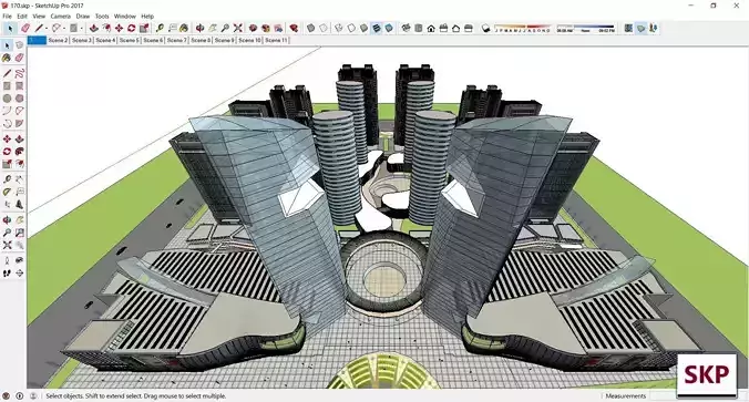 Sketchup Complex 170 3D model
