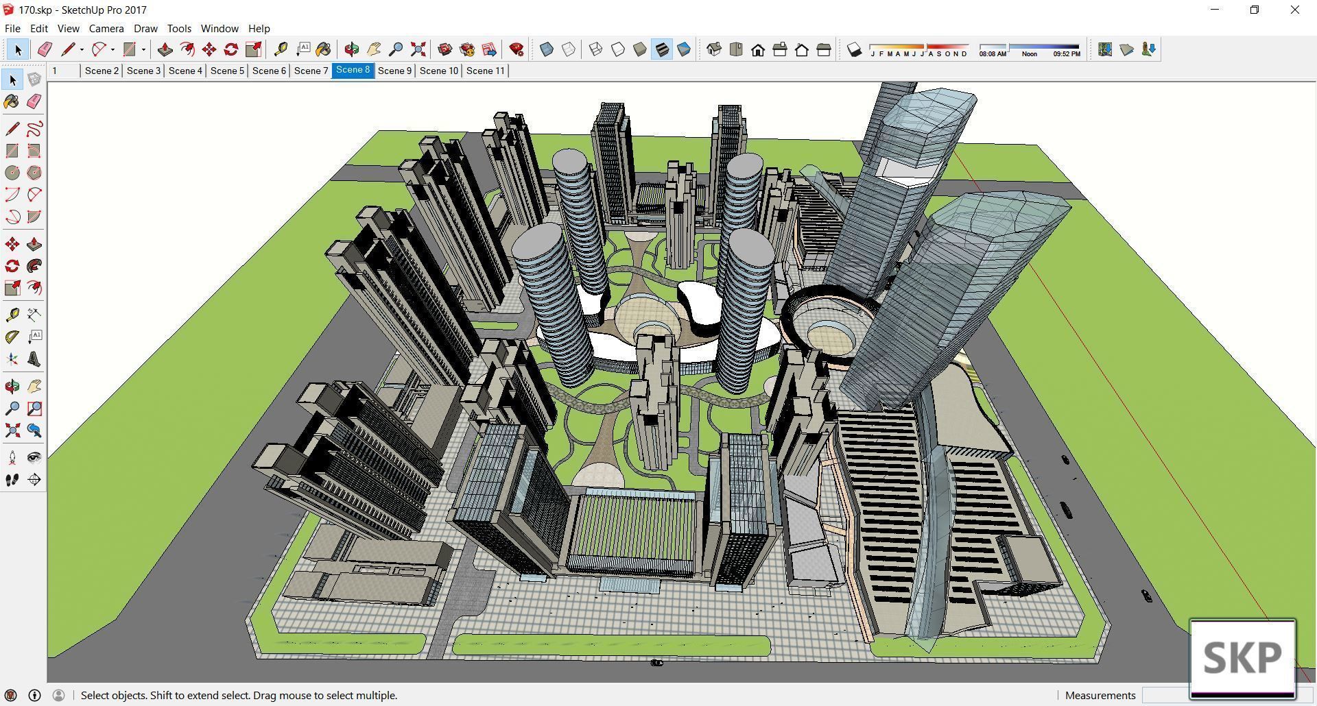 Sketchup Complex 170 3D model_9