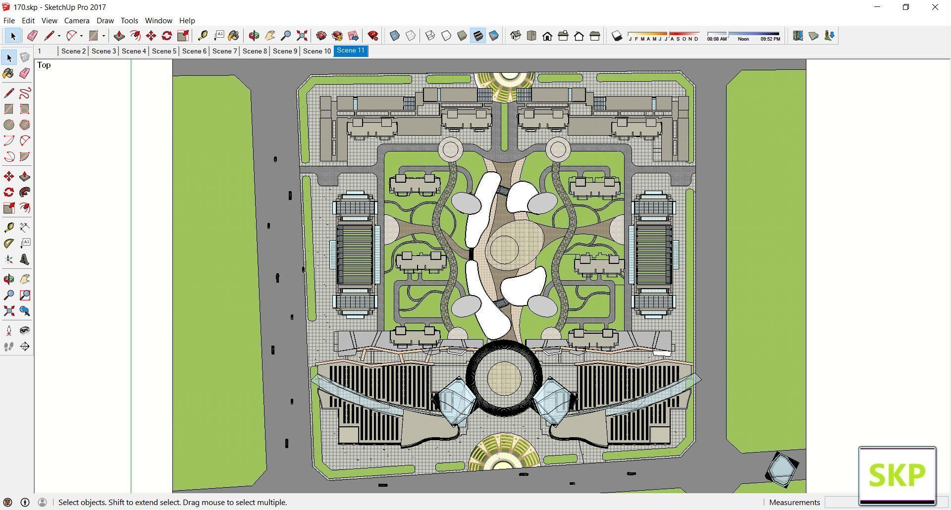 Sketchup Complex 170 3D model_2