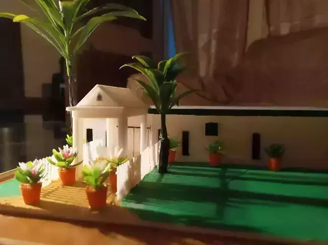 Banglow Building 3D print model