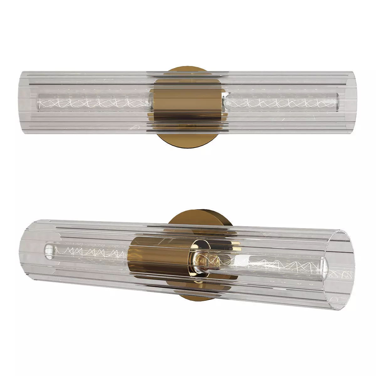 Odette Wall Sconce Low-poly 3D model_0