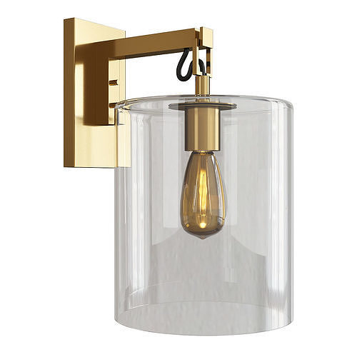 Parrish Wall Sconce Low-poly 3D model