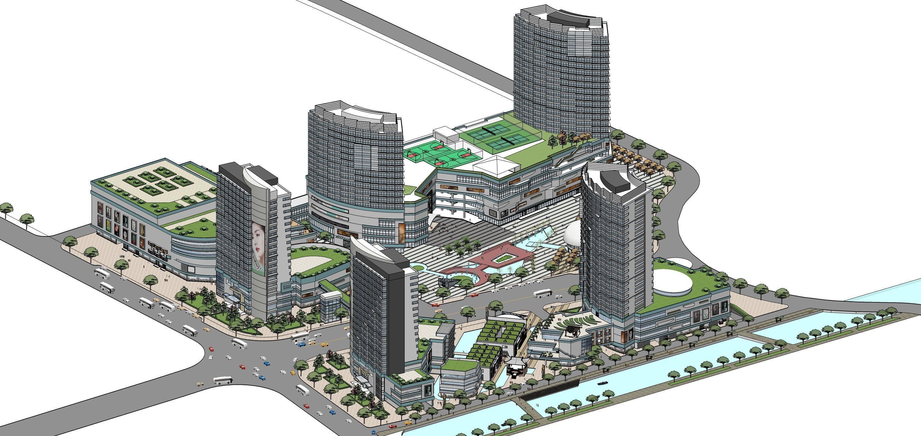 Sketchup Complex 184 3D model_14