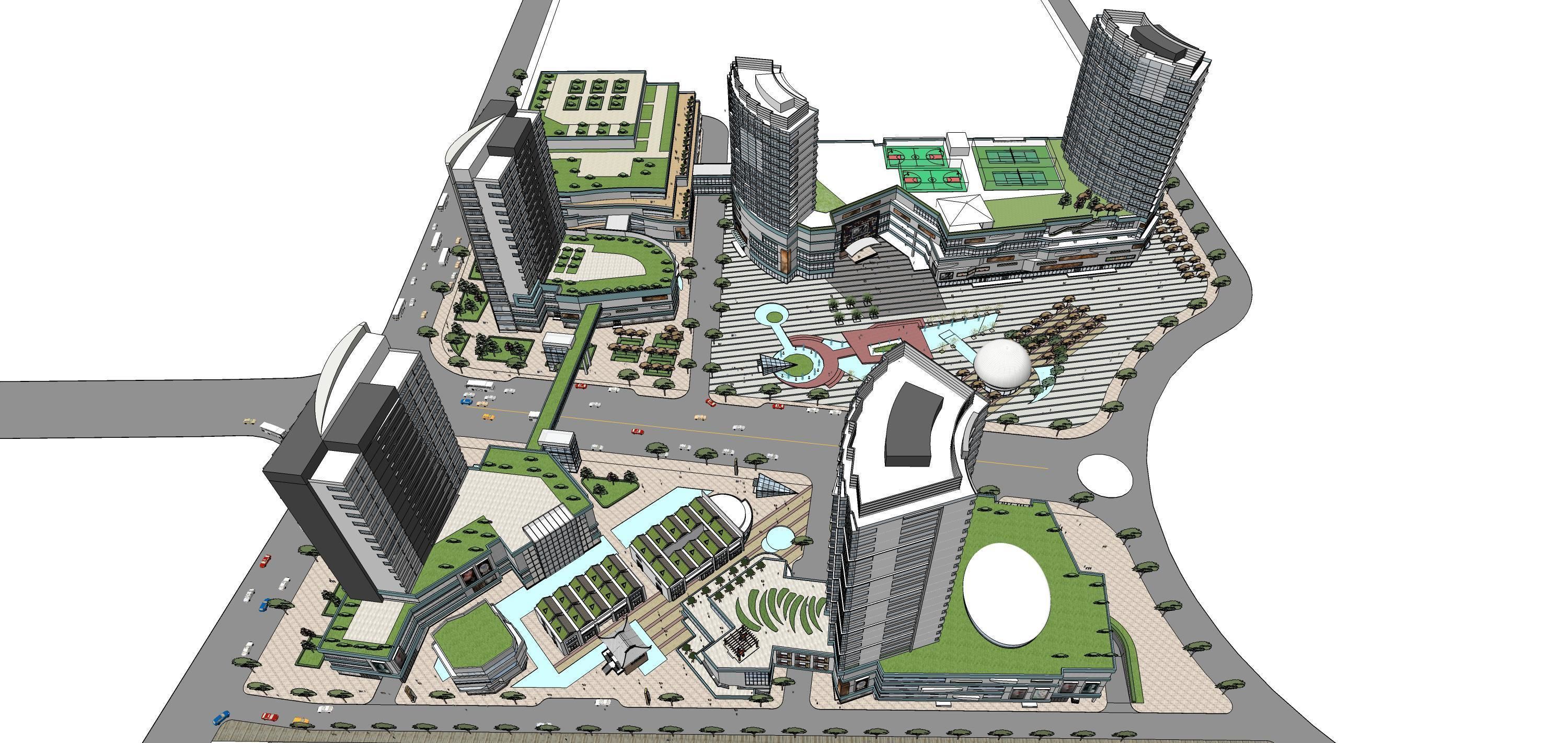 Sketchup Complex 184 3D model_7