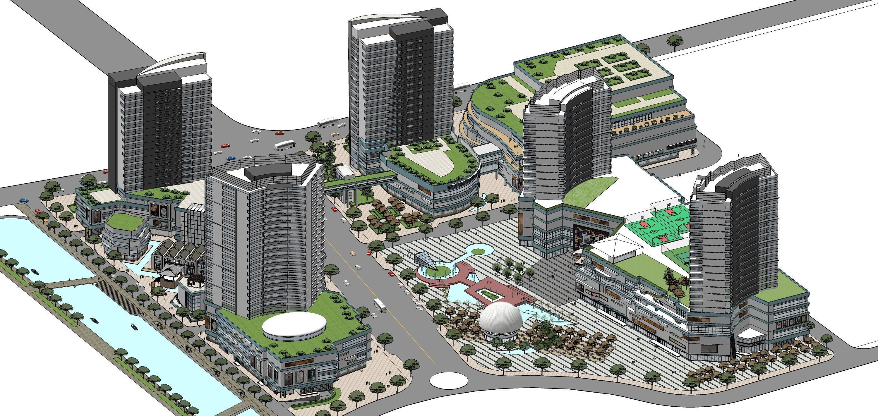 Sketchup Complex 184 3D model_15