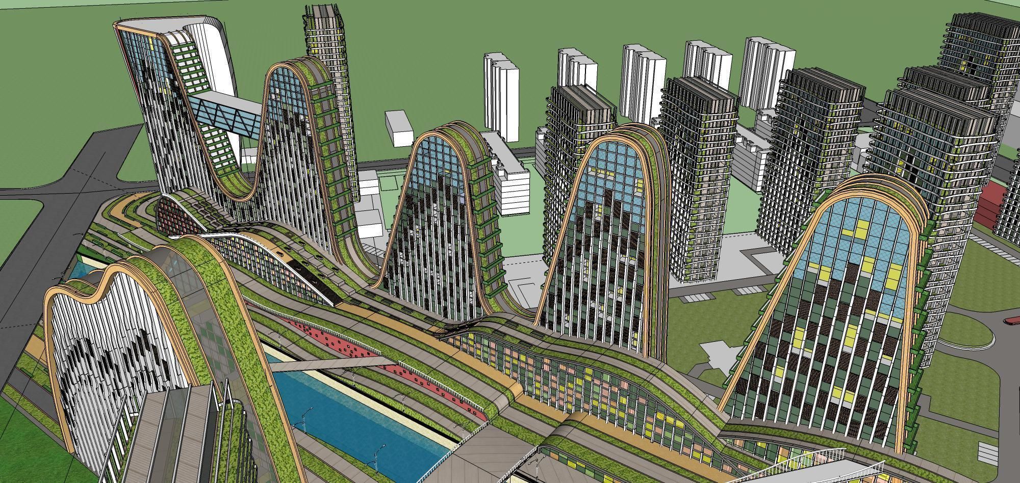 Sketchup Complex 270 3D model_5
