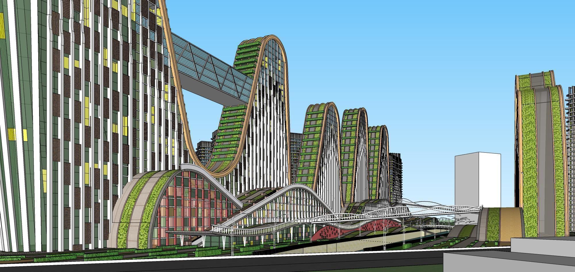 Sketchup Complex 270 3D model_2