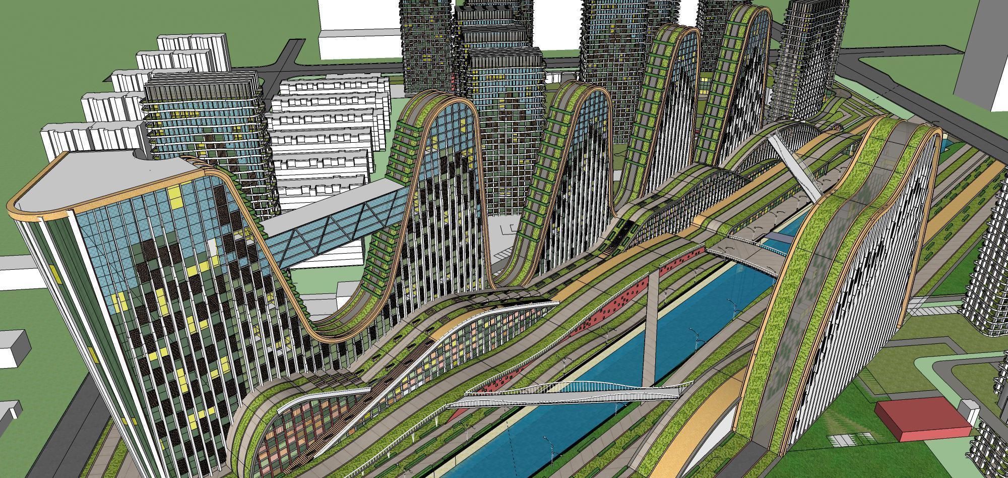 Sketchup Complex 270 3D model_3