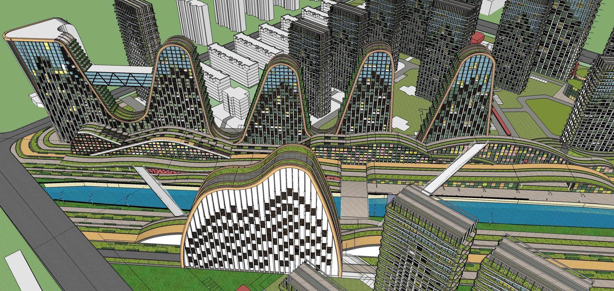 Sketchup Complex 270 3D model_4