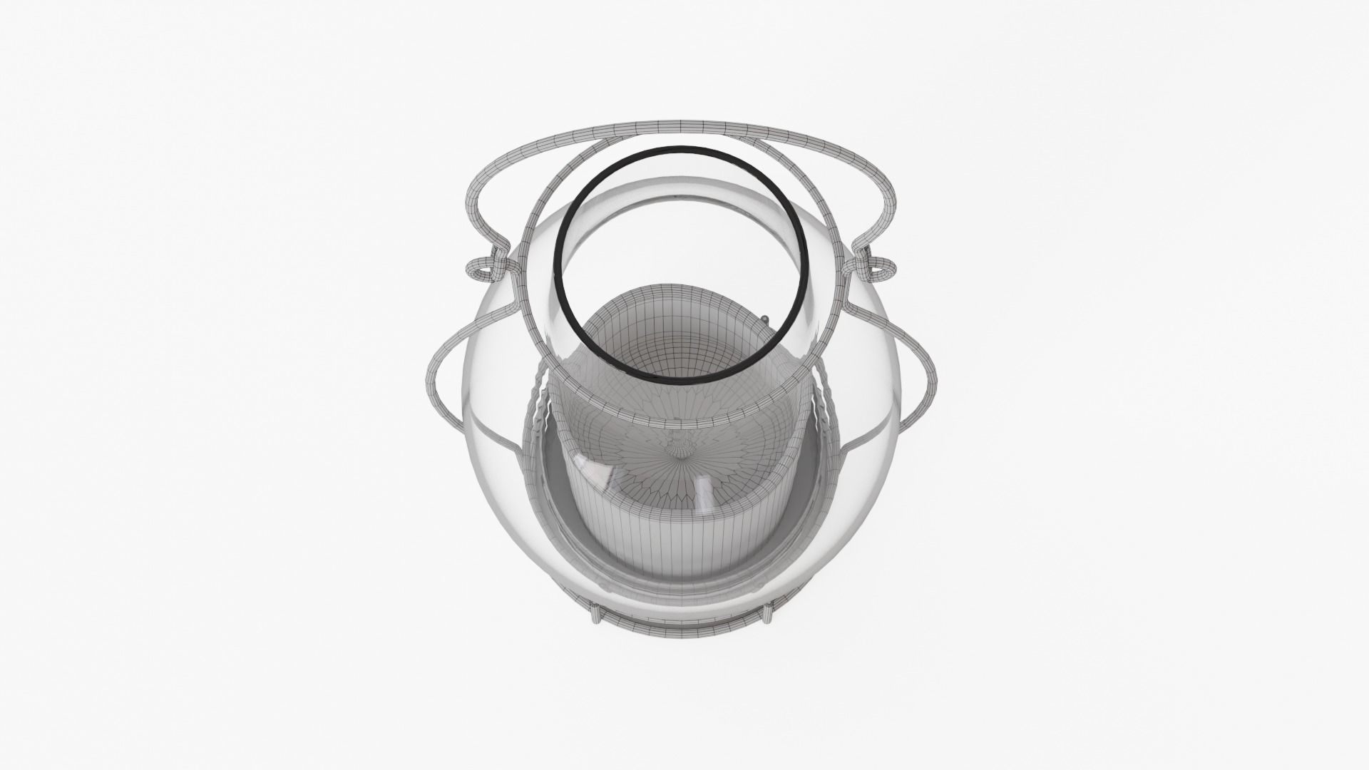 lantern04 candle in glass lantern 3D model_7