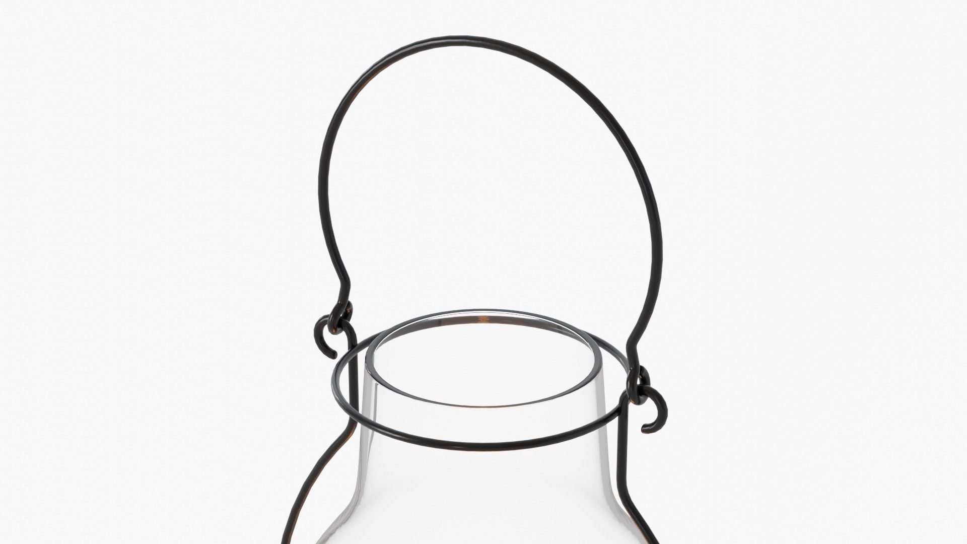 lantern04 candle in glass lantern 3D model_3