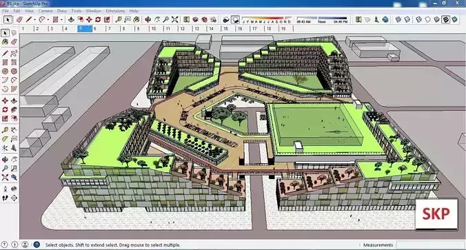 Sketchup Complex B1 3D model