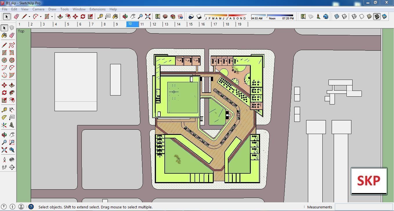 Sketchup Complex B1 3D model_2