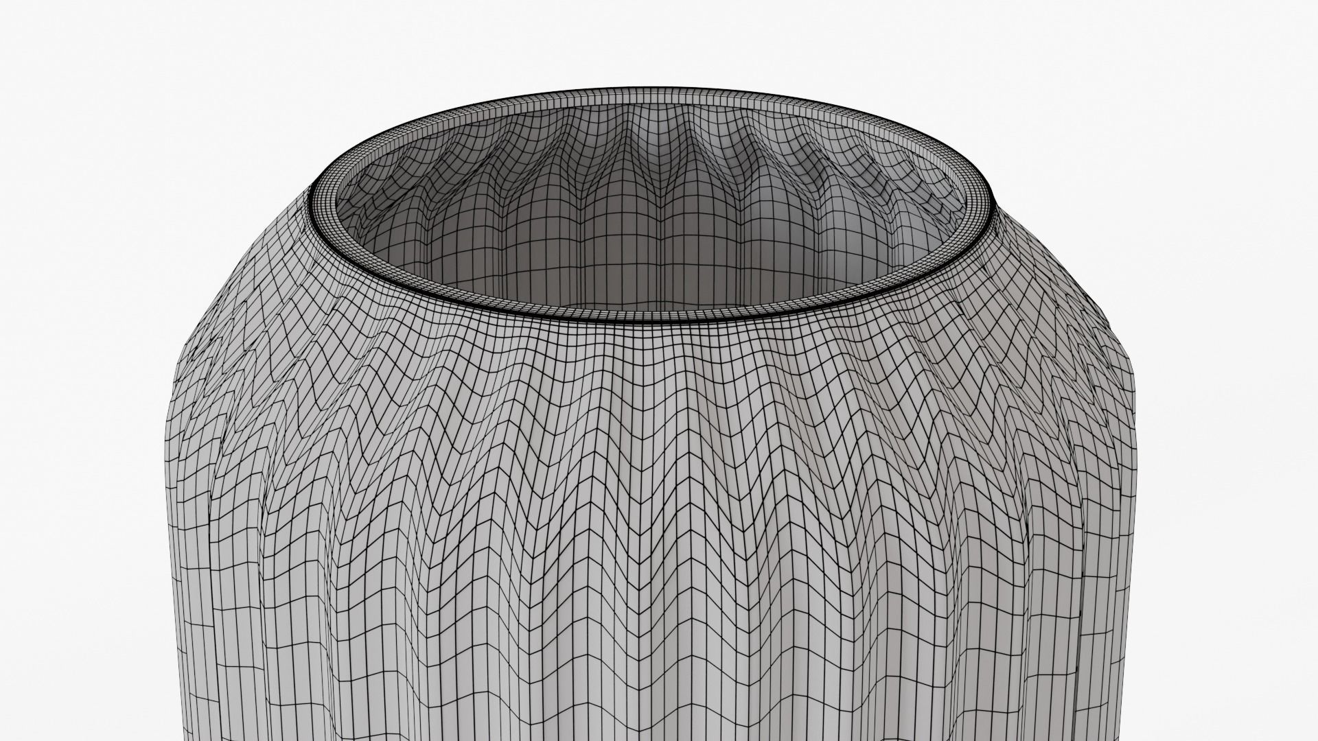 lantern08 emerald glass vases 3D model_8