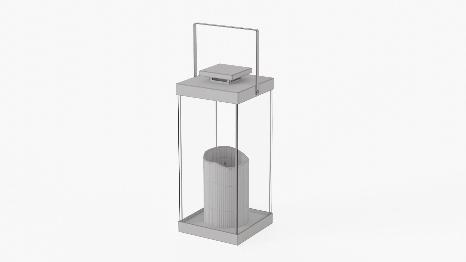 lantern09 candle lantern 3D model_5