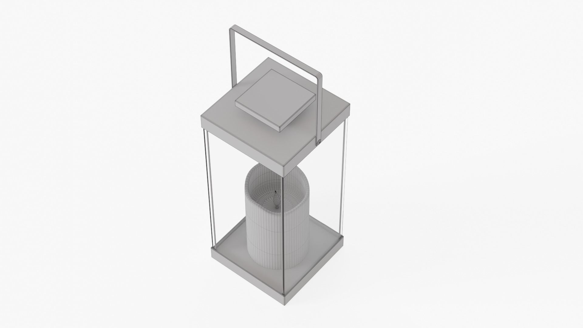 lantern09 candle lantern 3D model_7