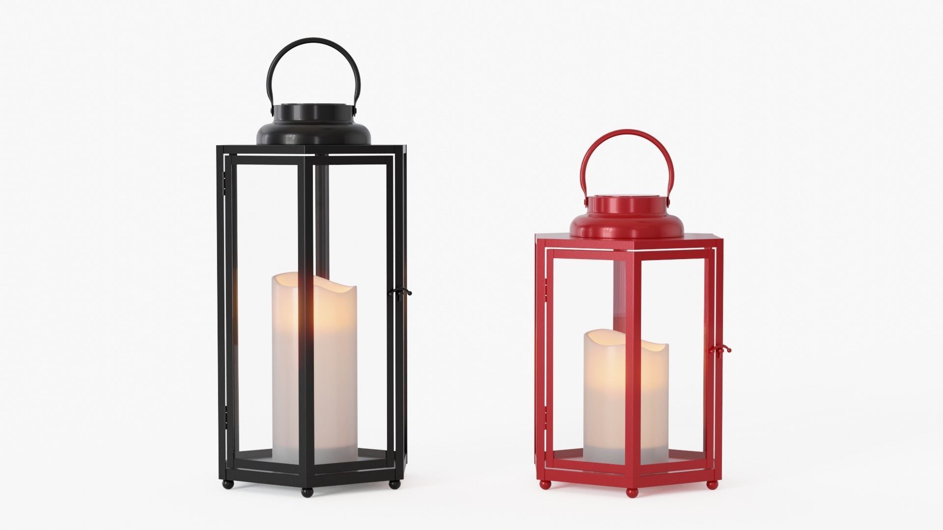 lantern12 two lanterns 3D model_1