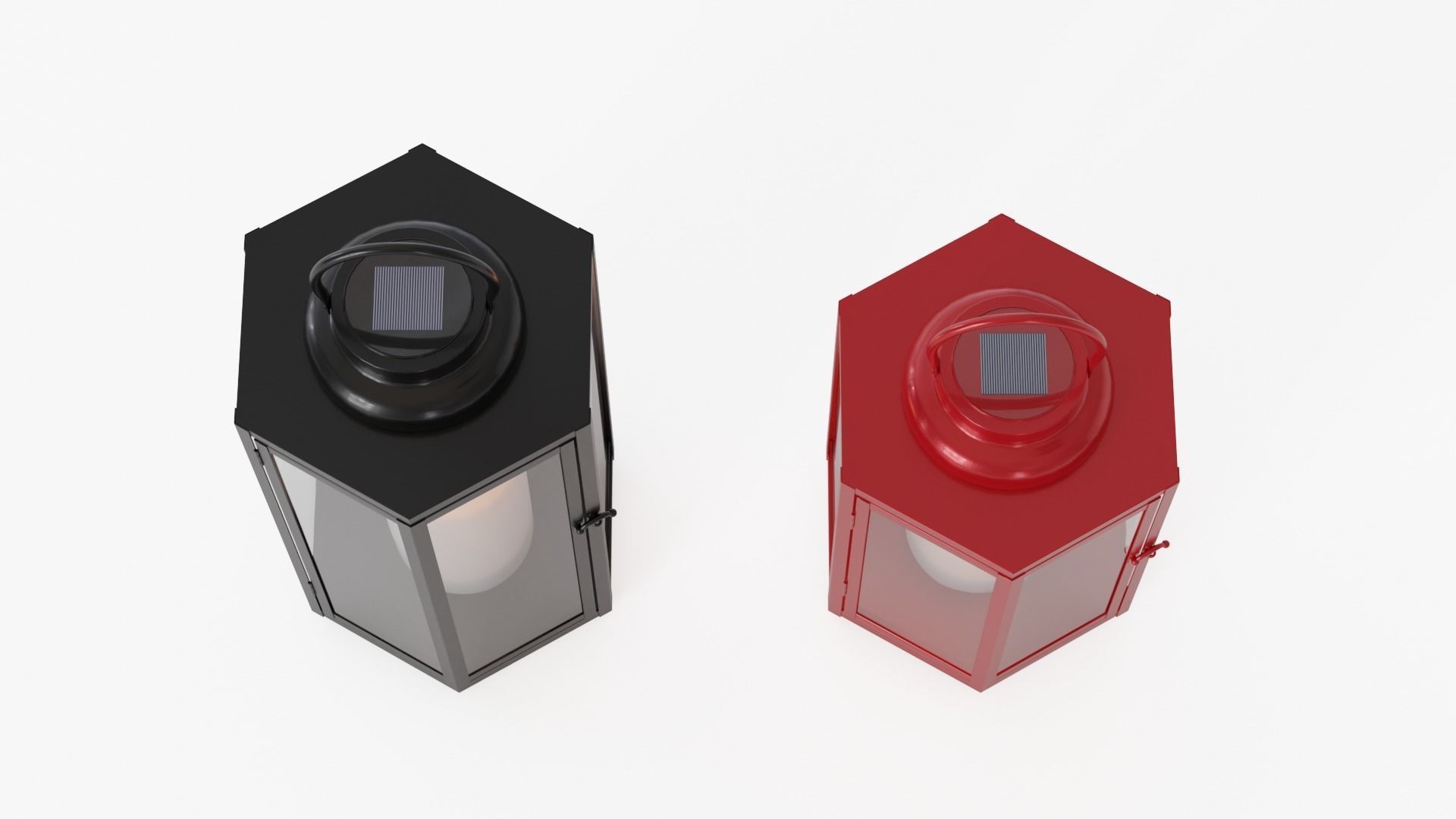 lantern12 two lanterns 3D model_2