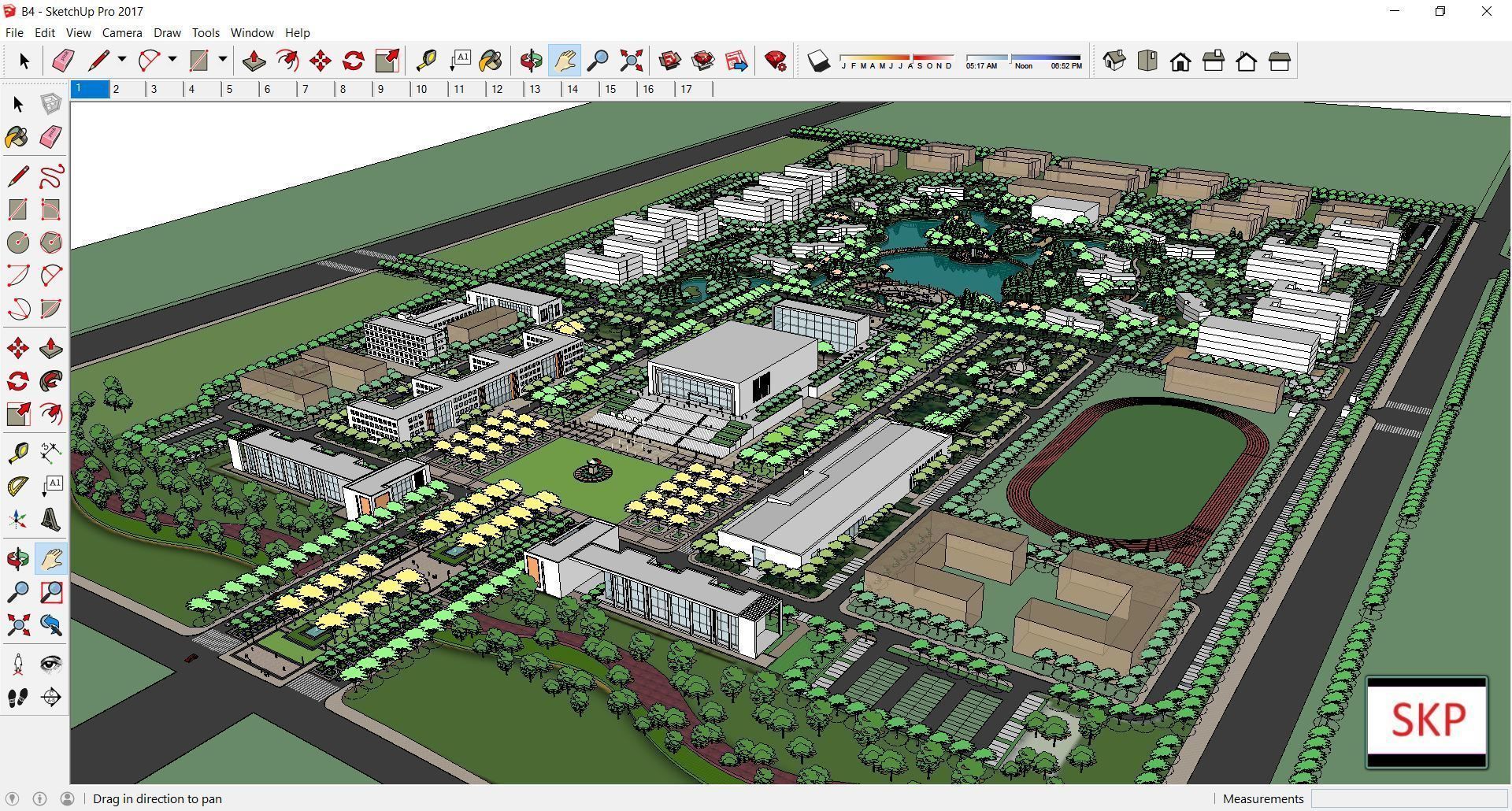 Sketchup Complex B4 3D model_1