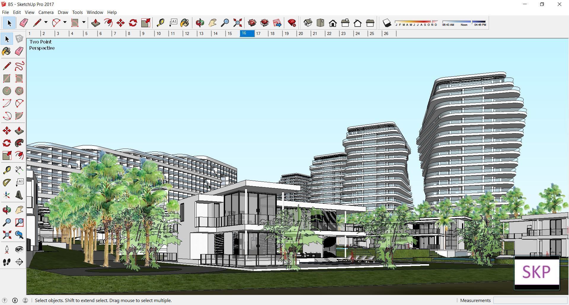 Sketchup Complex B5 3D model_1