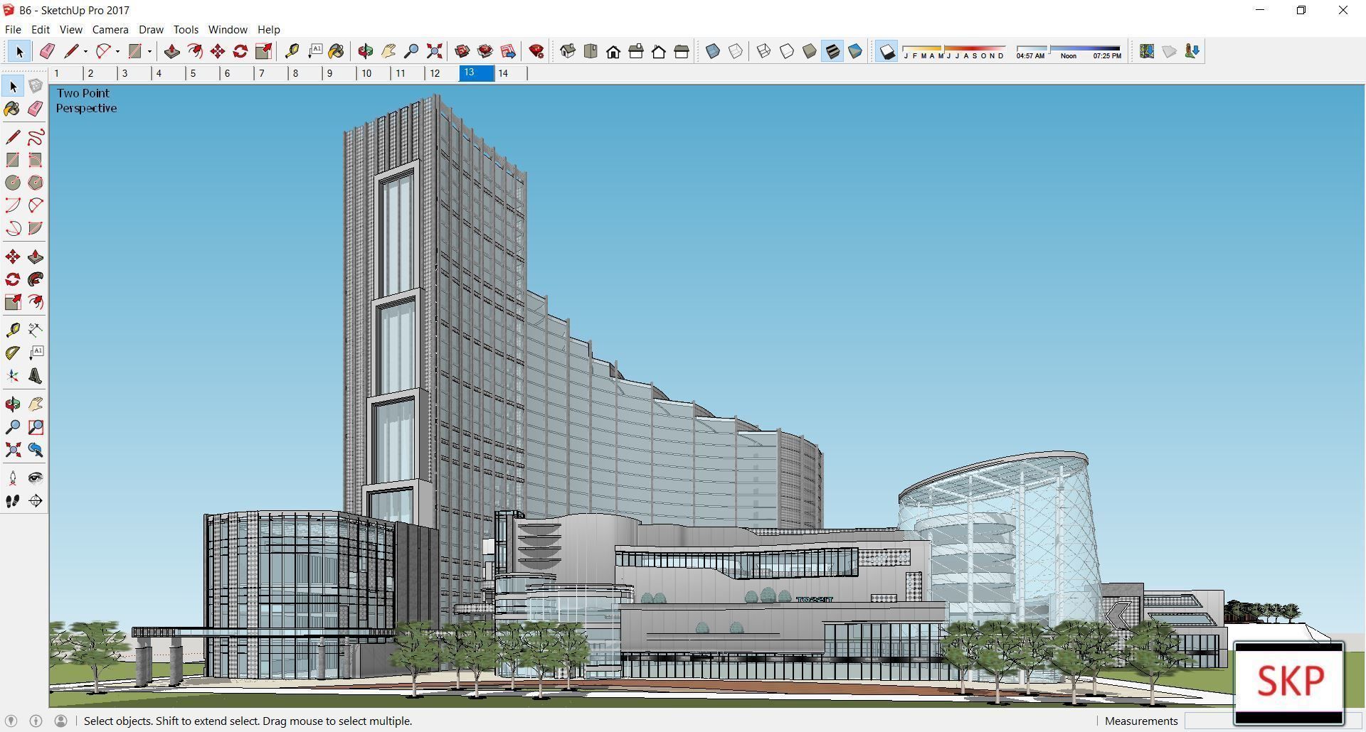 Sketchup Complex B6 3D model_3