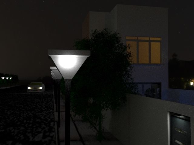 VILLA WITH POOL  3D model_1