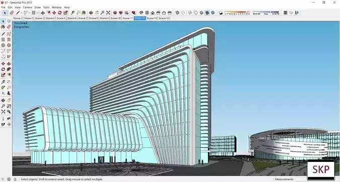 Sketchup Complex B7 3D model