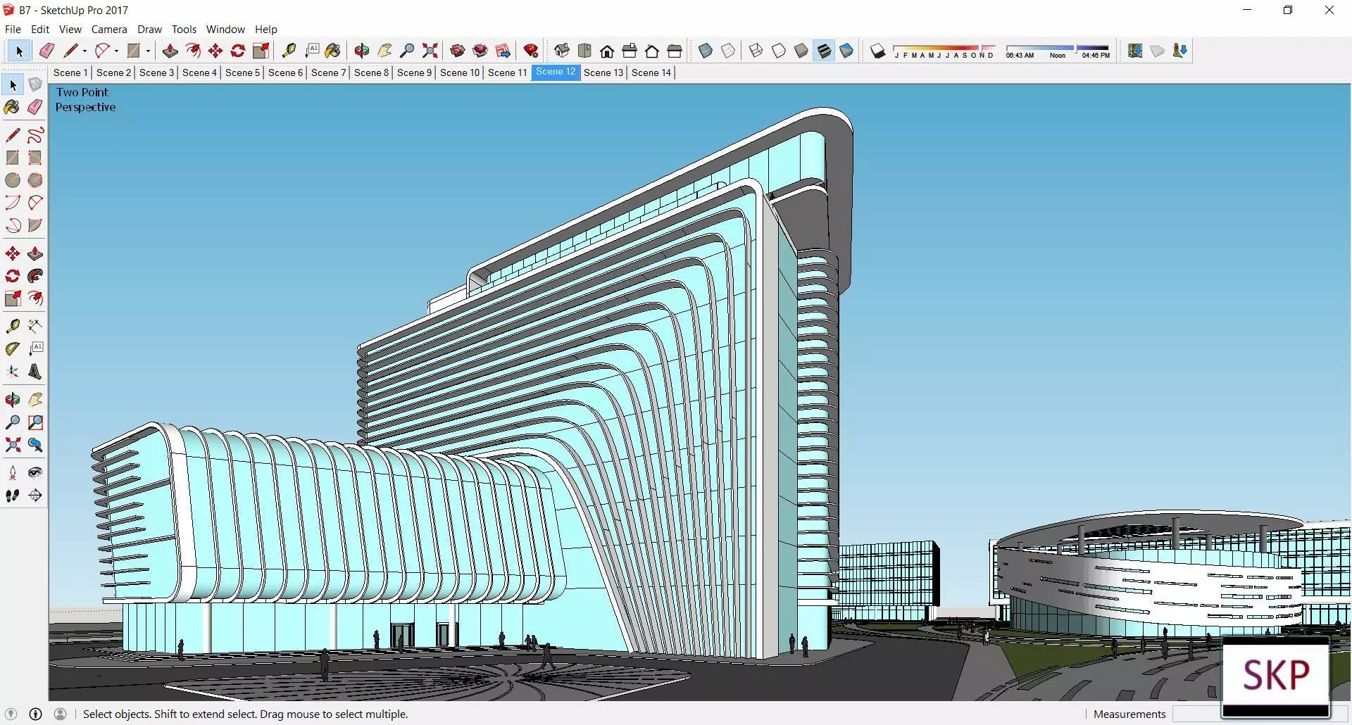 Sketchup Complex B7 3D model_0