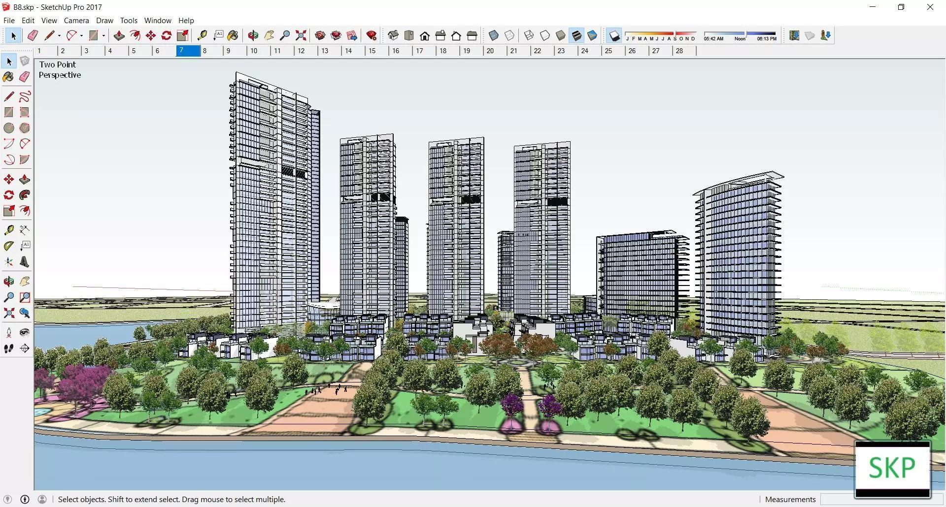 Sketchup Complex B8 3D model_0