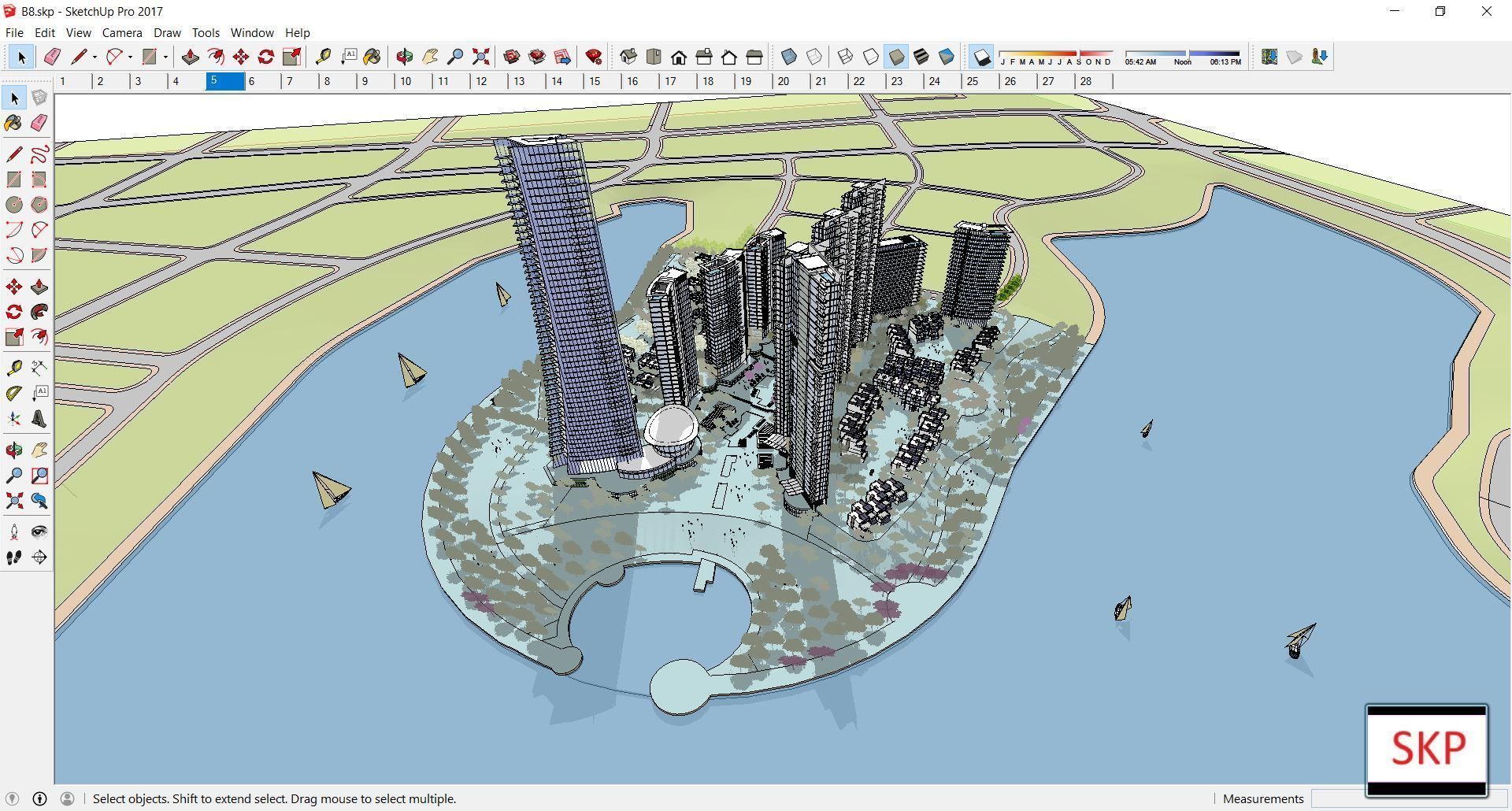 Sketchup Complex B8 3D model_2