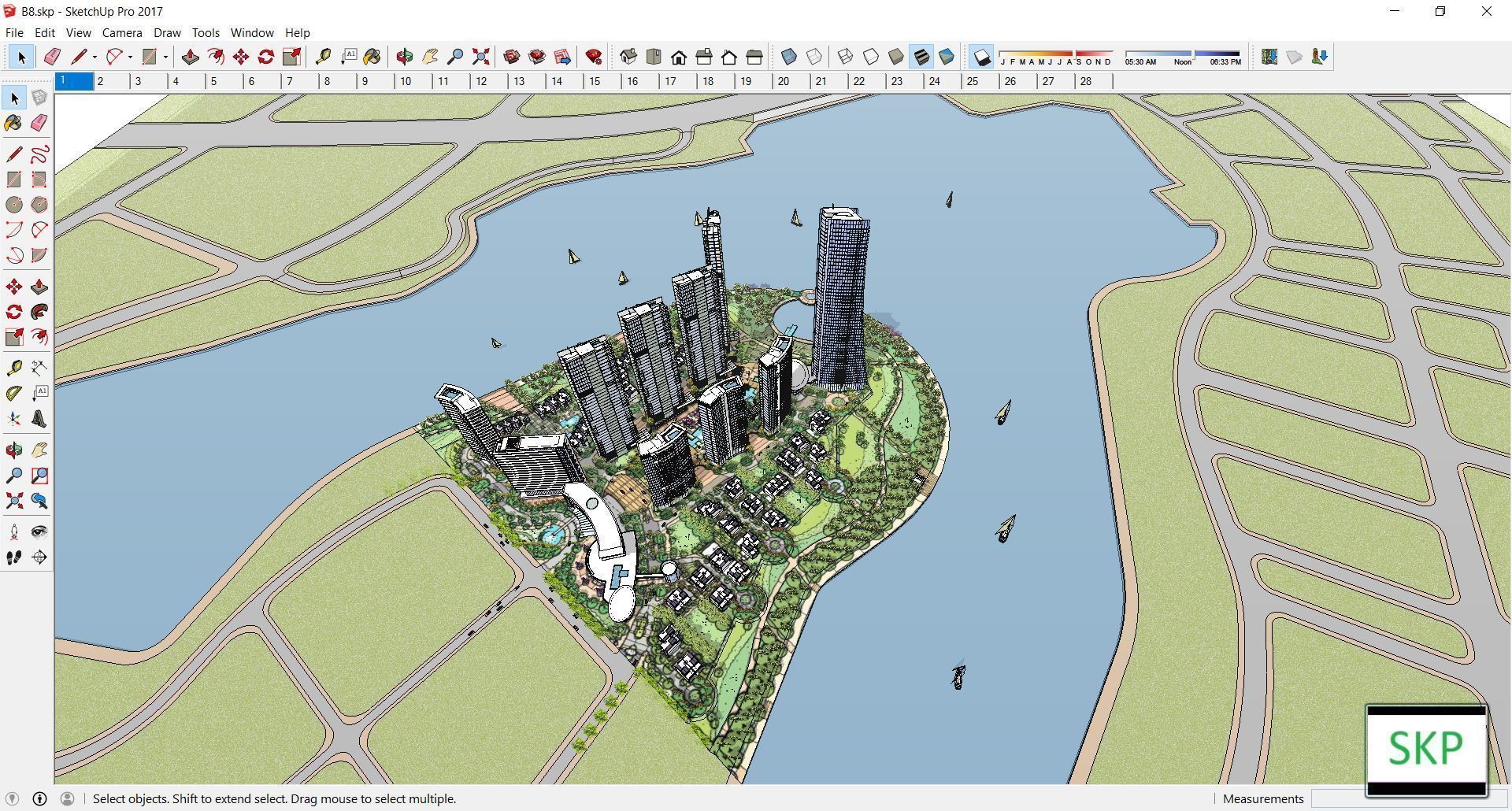Sketchup Complex B8 3D model_1