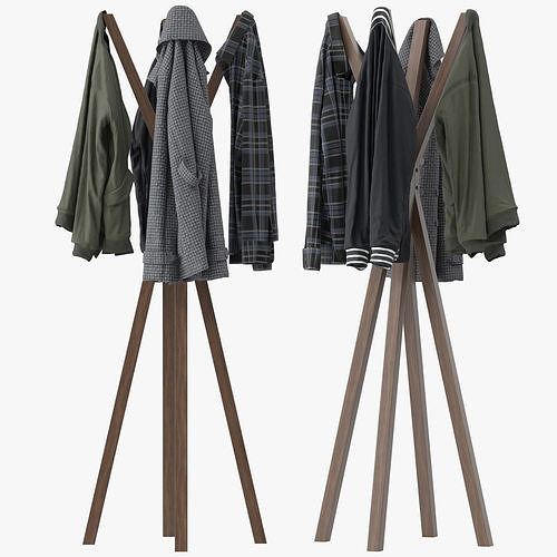 Ramo Coat Rack 3D model