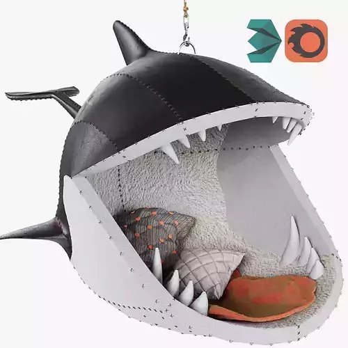 Swing chair by Porky Hefer Killer whale Fiona Blackfish