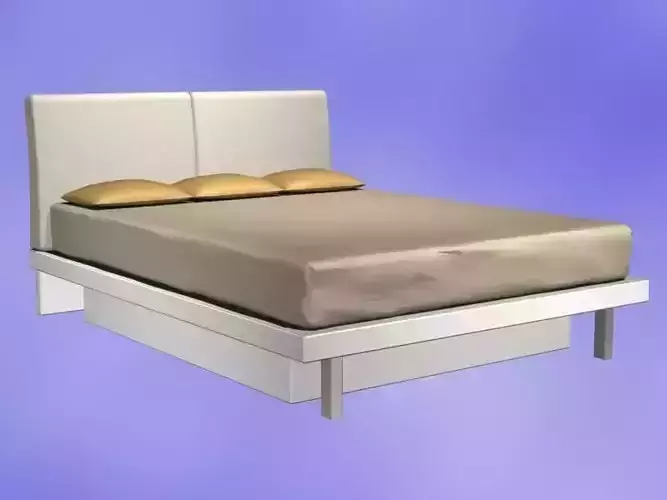 Bed Model frame with headboard and footboard