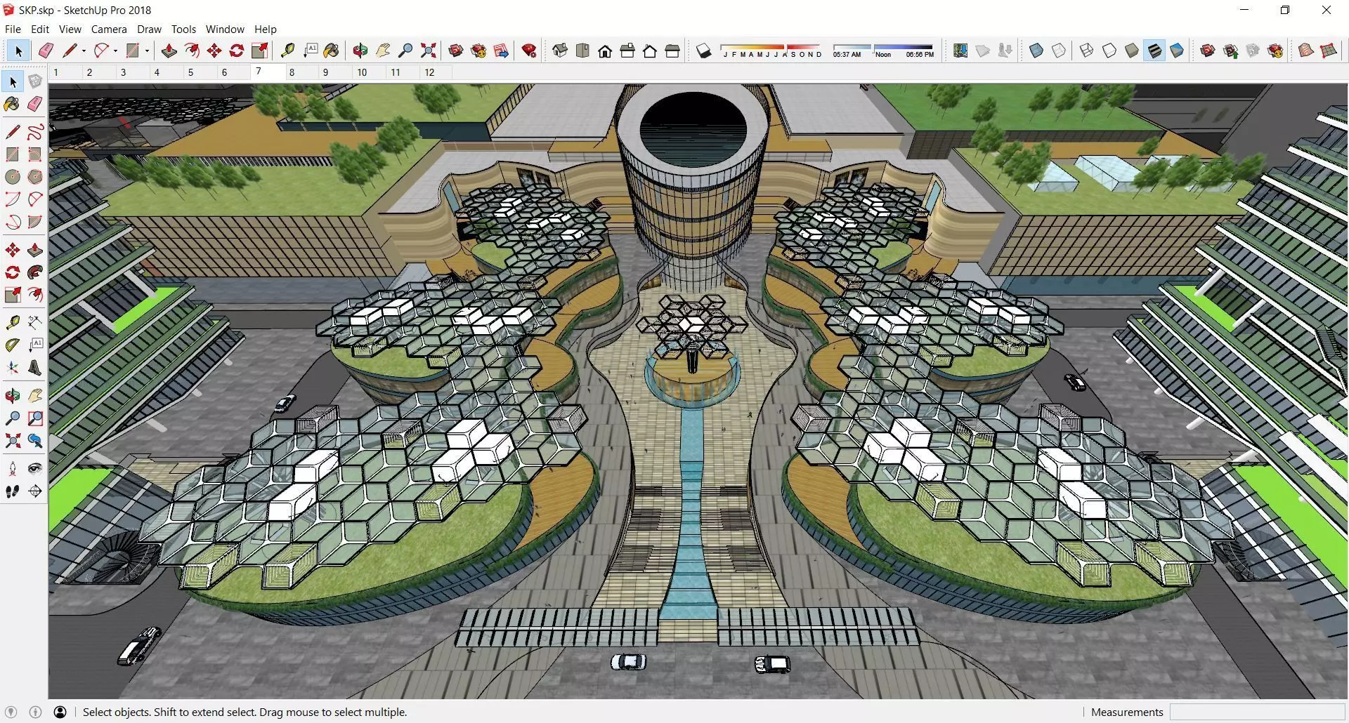 Sketchup Complex C8 3D model_0