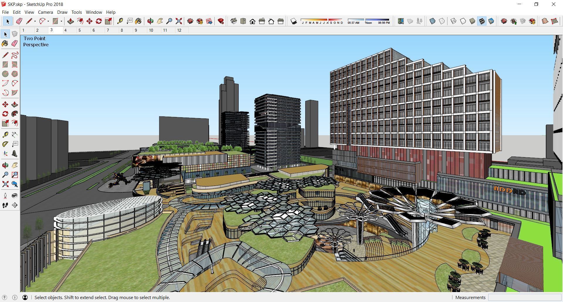 Sketchup Complex C8 3D model_1